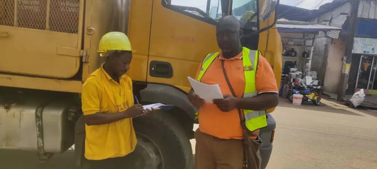 Team members engaged in a field documentation review